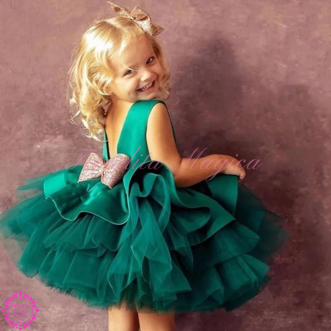 cinturón bancarrota Que agradable Vestido De Fiesta Niña Color Verde 6 Meses 1/2/3/4/5 Años ⋆ Venta de  Vestuario y Accesorios Infantiles