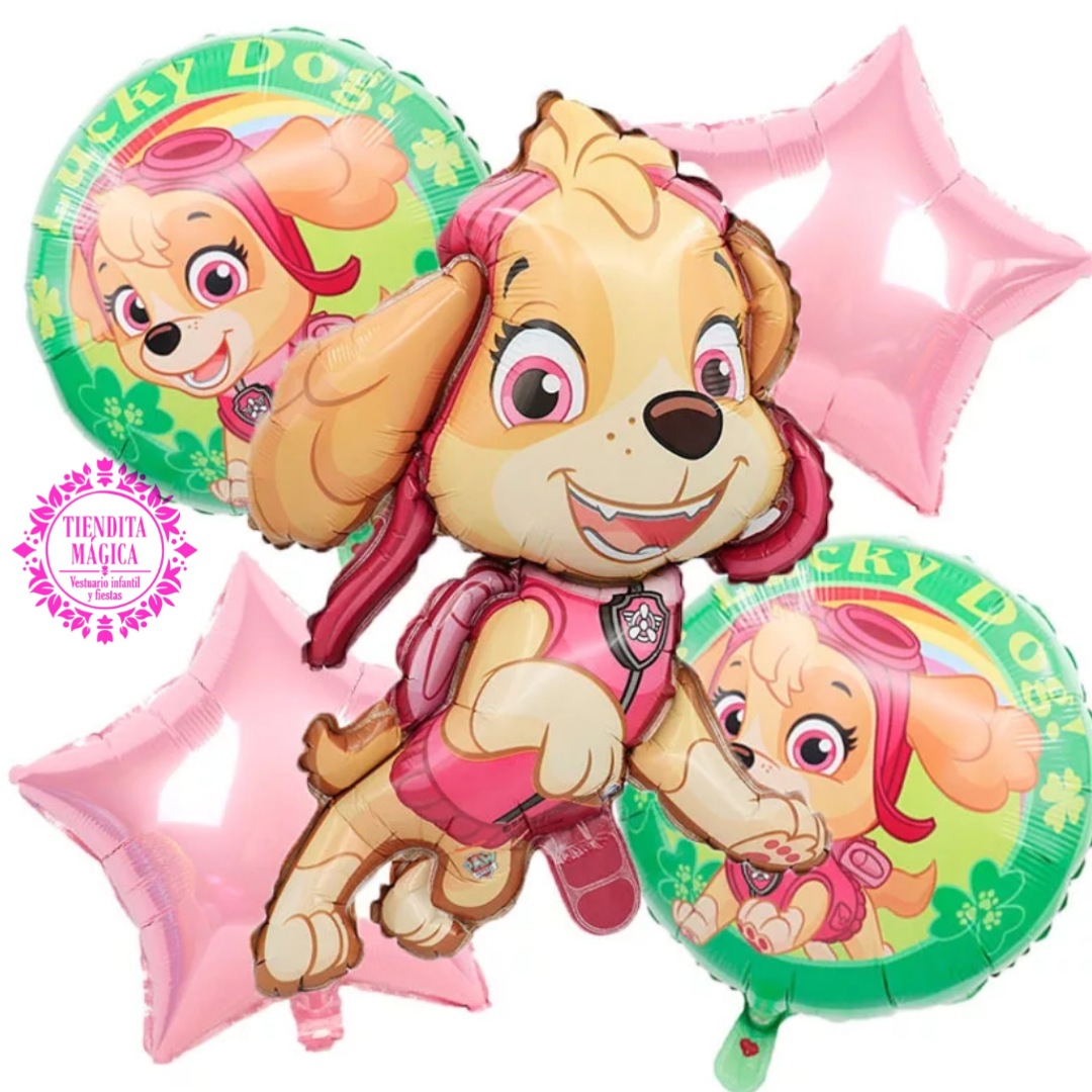 Globo De Paw Patrol Para Fiestas y Cumpleaños ⋆ Venta de Vestuario y  Accesorios Infantiles